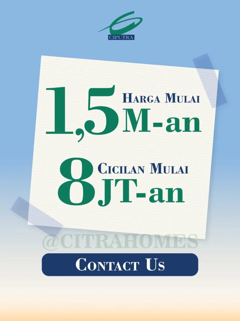 citra homes halim poster