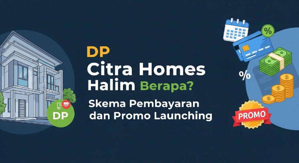 DP Citra Homes Halim Berapa? Skema Pembayaran dan Promo Launching