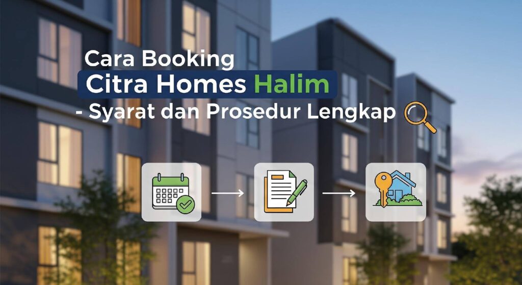 Cara Booking Citra Homes Halim - Syarat dan Prosedur Lengkap