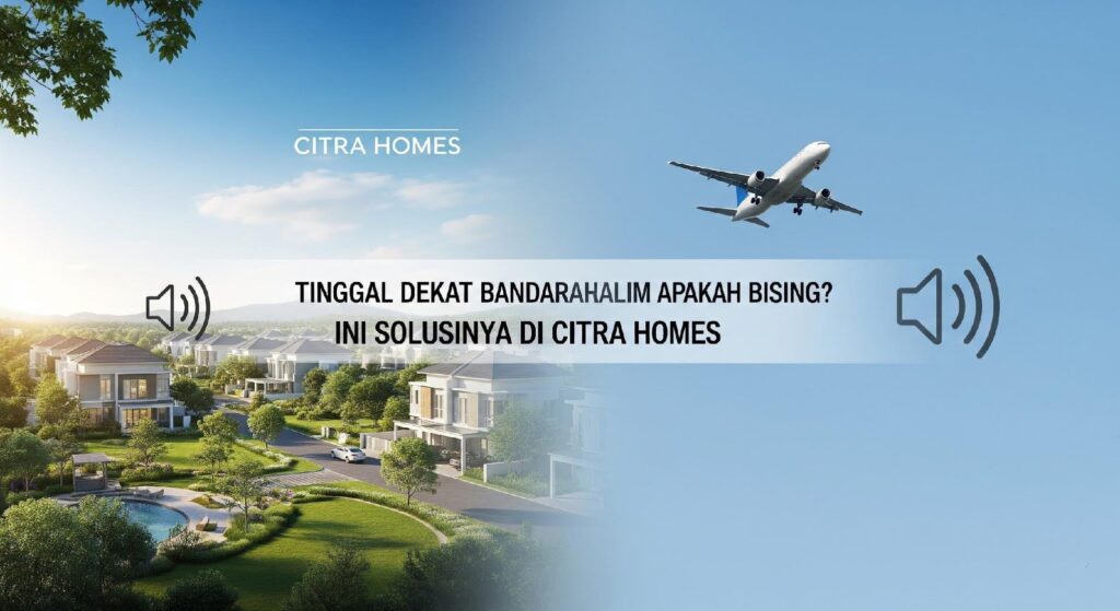Tinggal Dekat Bandara Halim - Apakah Bising? Ini Solusinya di Citra Homes
